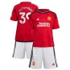 Maillot de Supporter Manchester United McTominay 39 Domicile 2023-24 Pour Enfant